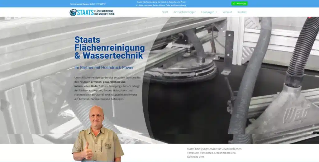 Staats Flächenreinigung & Wassertechnik Hannover